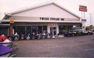 Twigg cycles hagerstown - Service. Contact Us. Hagerstown MD 21740. (301) 739-2773. sales@twiggcycles.com. Fax: (301) 739-6524. Manufacturers Current Kawasaki Motorcycle StreetTrack Ninja.